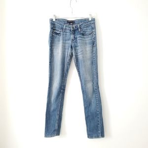 Levi's 524 Too Superlow Size 5 Medium Juniors Skinny Jeans Stretchy Cotton Blend